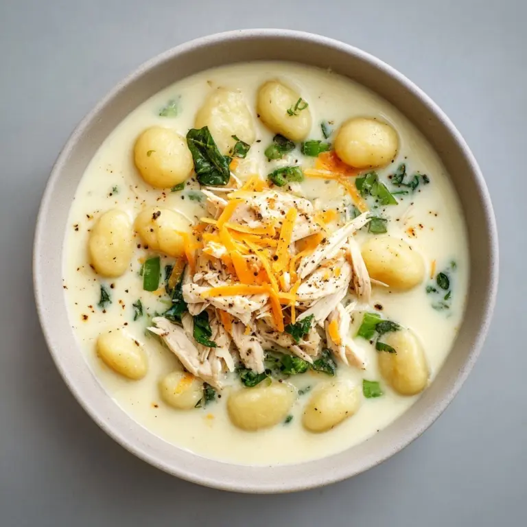 Creamy Chicken Gnocchi Soup Recipe
