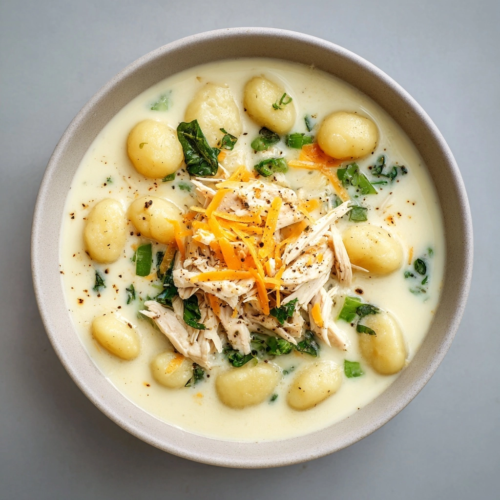 Creamy Chicken Gnocchi Soup Recipe - Recipe Image
