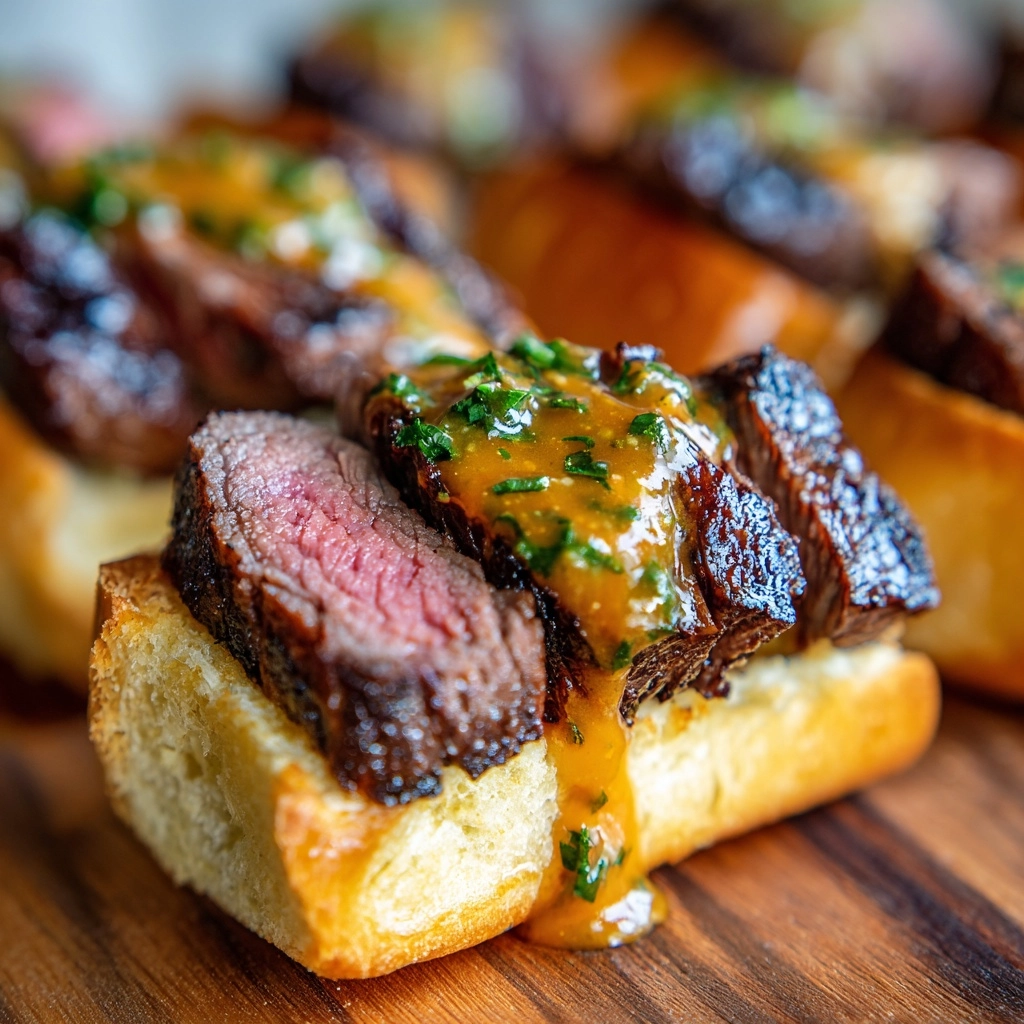 Cowboy Butter Steak Sliders Recipe - Recipe Image