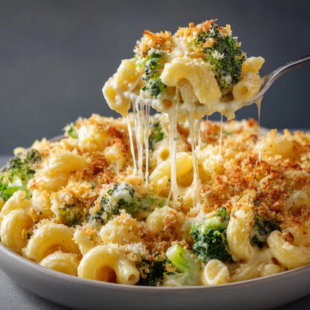 Creamy Broccoli Mac and Cheese Recipe - Recipe Image