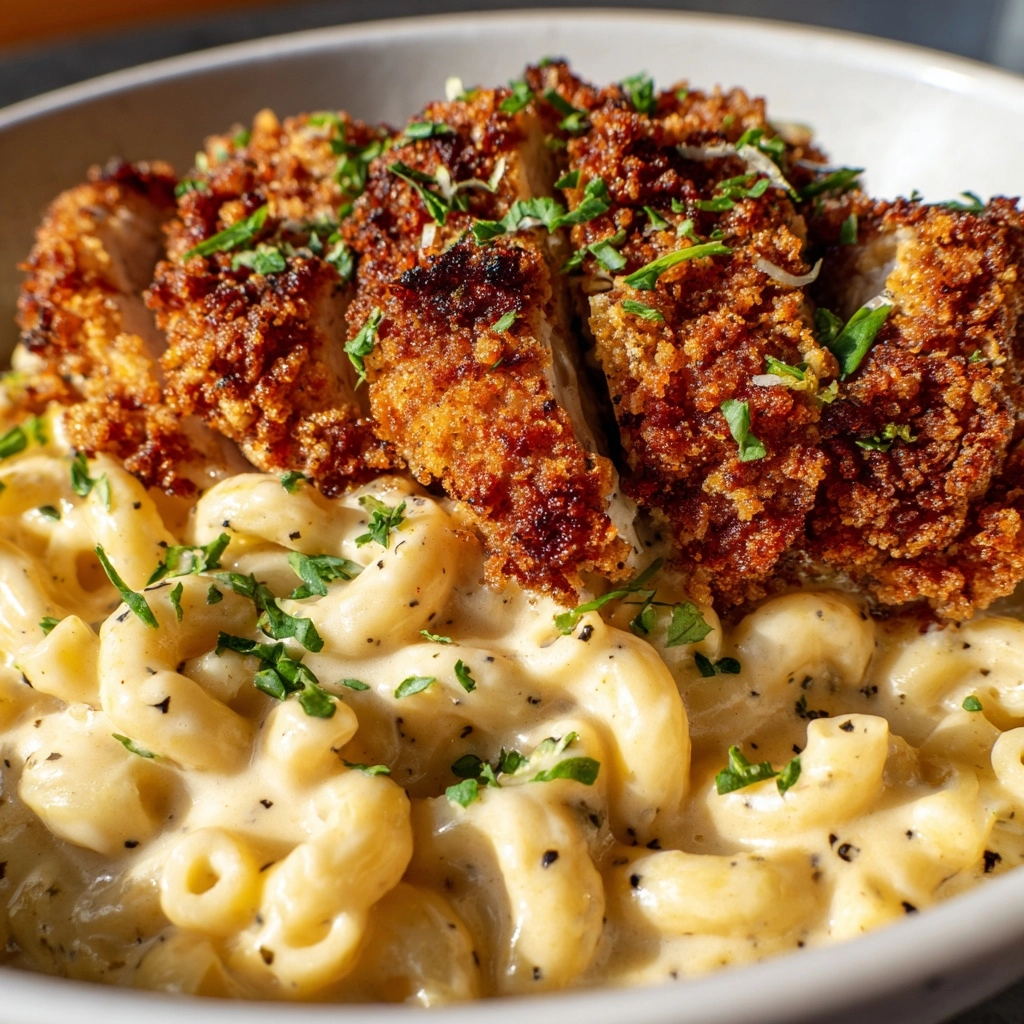 Honey Pepper Chicken Mac and Cheese Recipe - Recipe Image