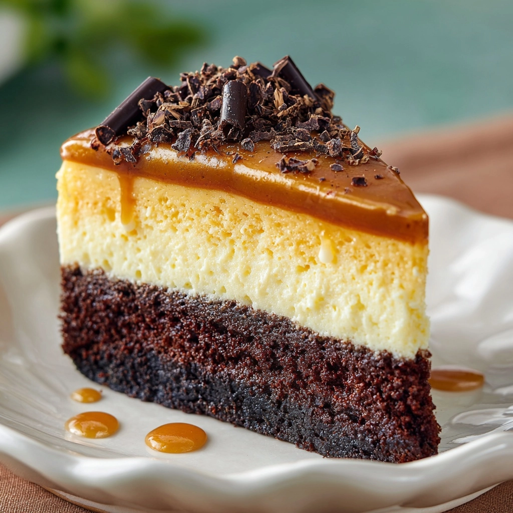 Secret Chocolate Cake with Passion Fruit Mousse Recipe - Recipe Image