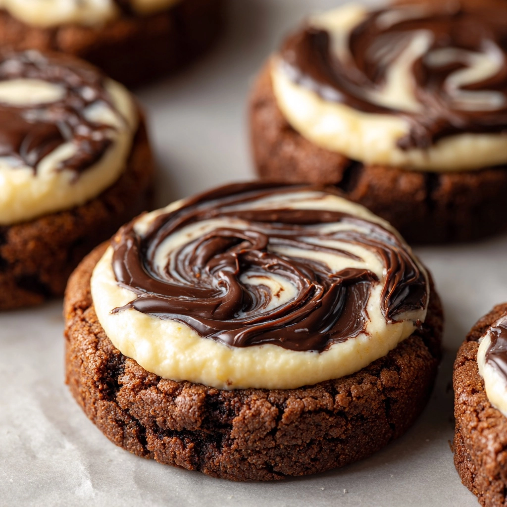 Chocolate Marshmallow Swirl Cookies Recipe - Recipe Image