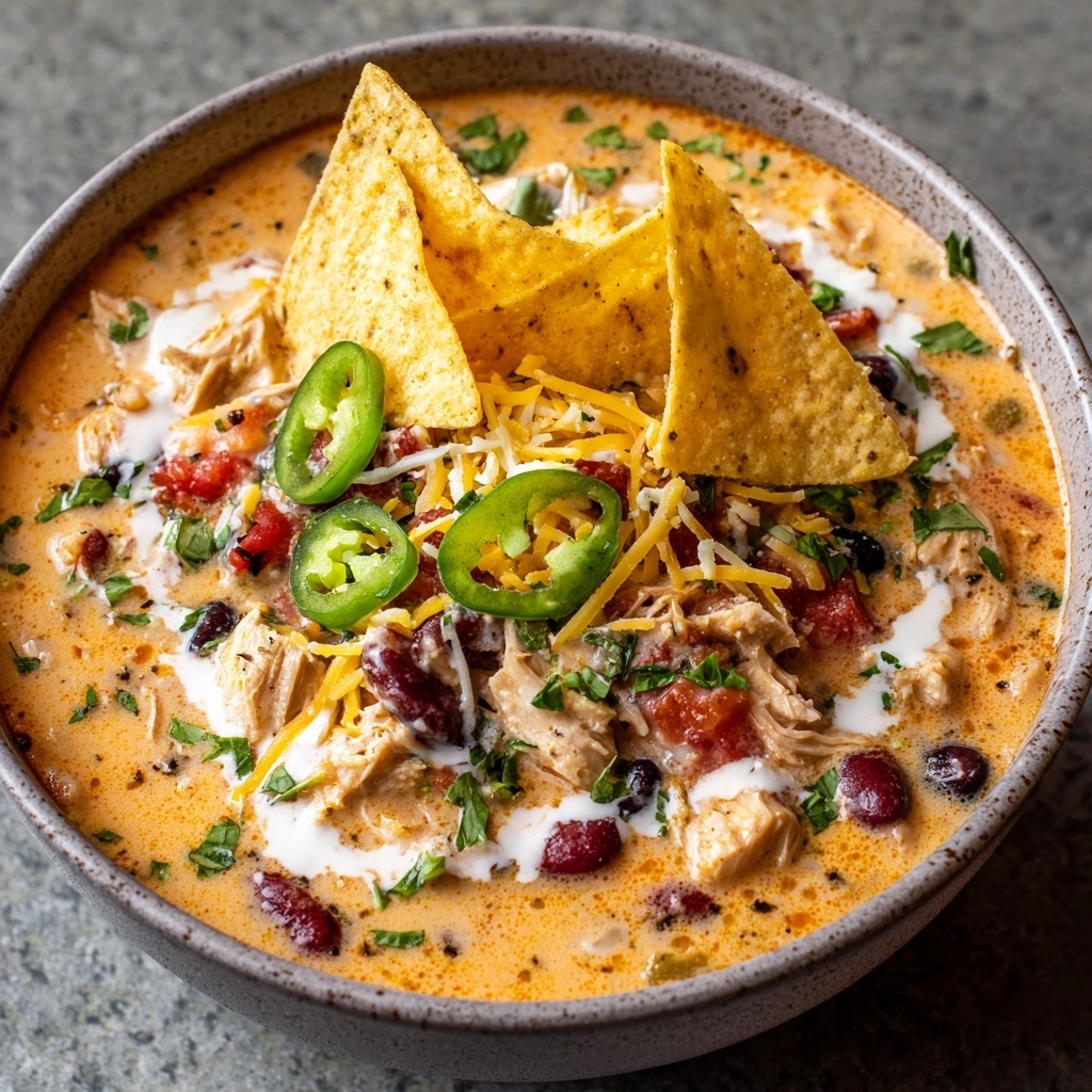 Creamy Chicken Tortilla Soup Recipe - Recipe Image