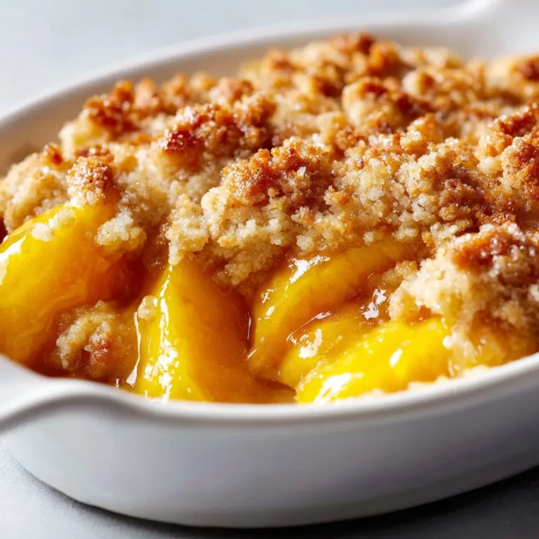 Easy Peach Dump Cake Recipe
