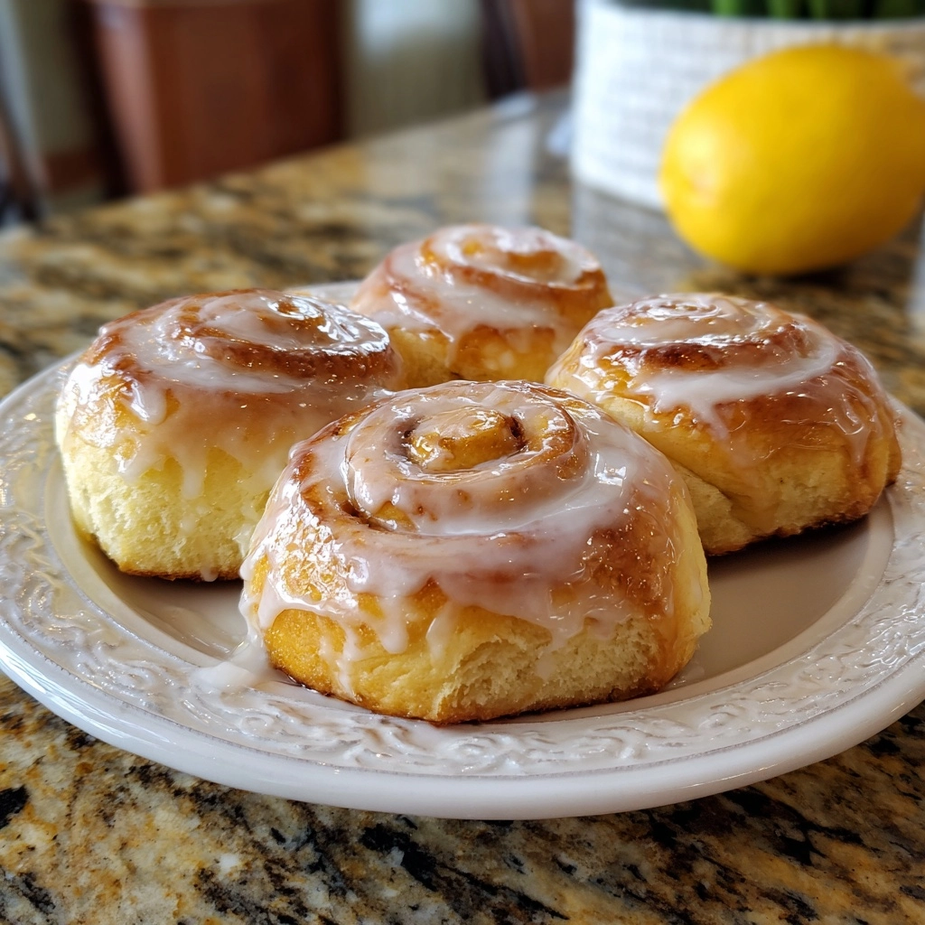 Lemon Curd Sweet Rolls Recipe - Recipe Image