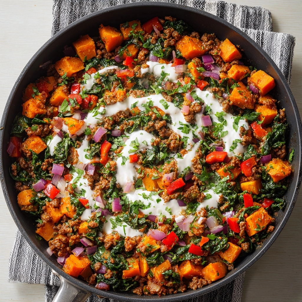 Ground Turkey Sweet Potato Skillet Recipe - Recipe Image