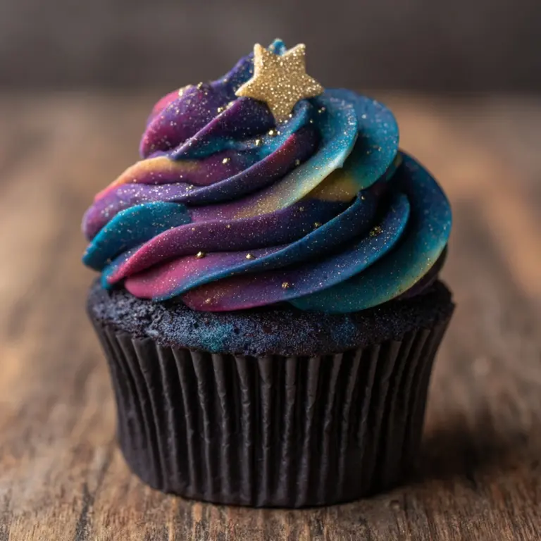 Milky Way Galaxy Cupcakes Recipe