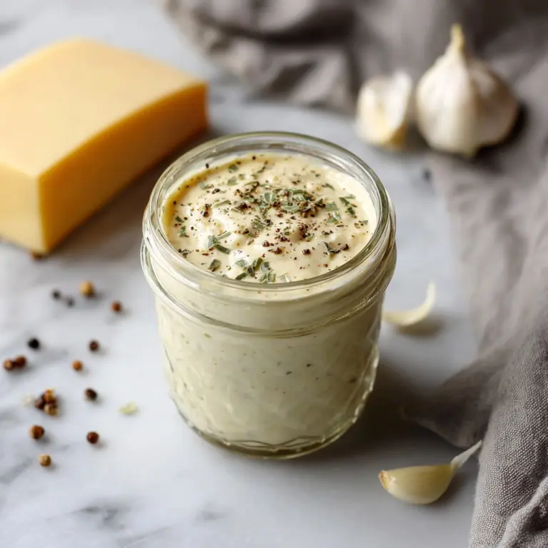 Garlic Parmesan Sauce Recipe