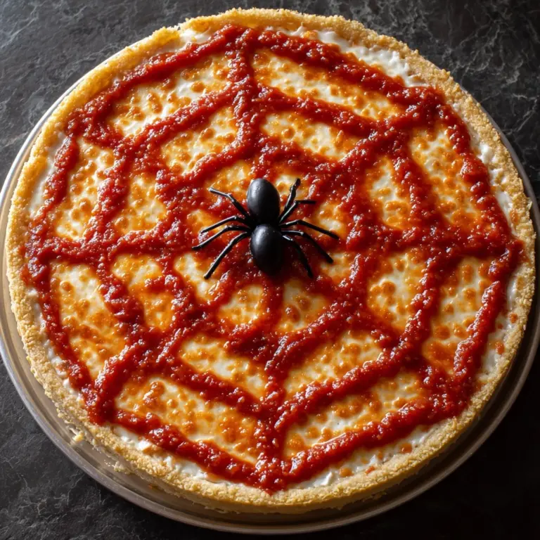 Spiderweb Pizzas Recipe