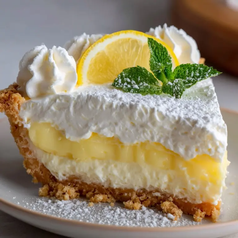 Lemon Custard Cake Recipe