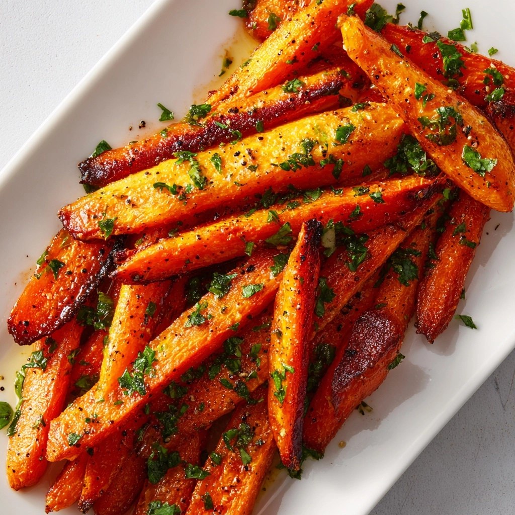 Roasted Parsley Carrots Recipe - Recipe Image