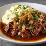Slow Cooker French Onion Pot Roast Recipe