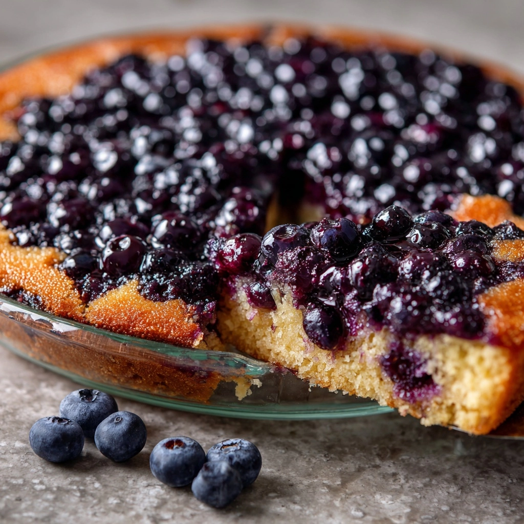 Crustless Blueberry Pie Recipe - Recipe Image