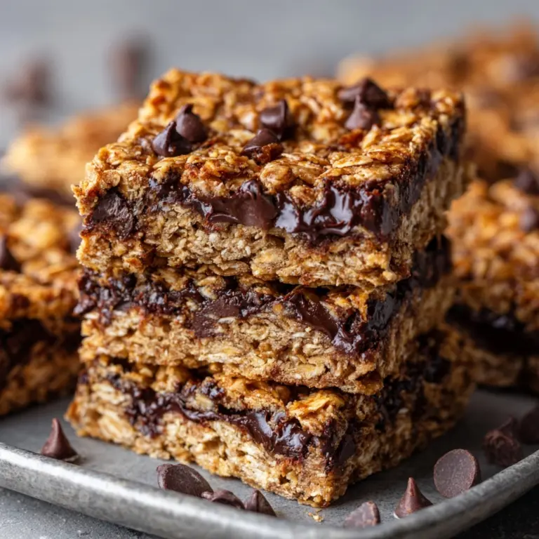 Oatmeal Chocolate Chip Bars Recipe