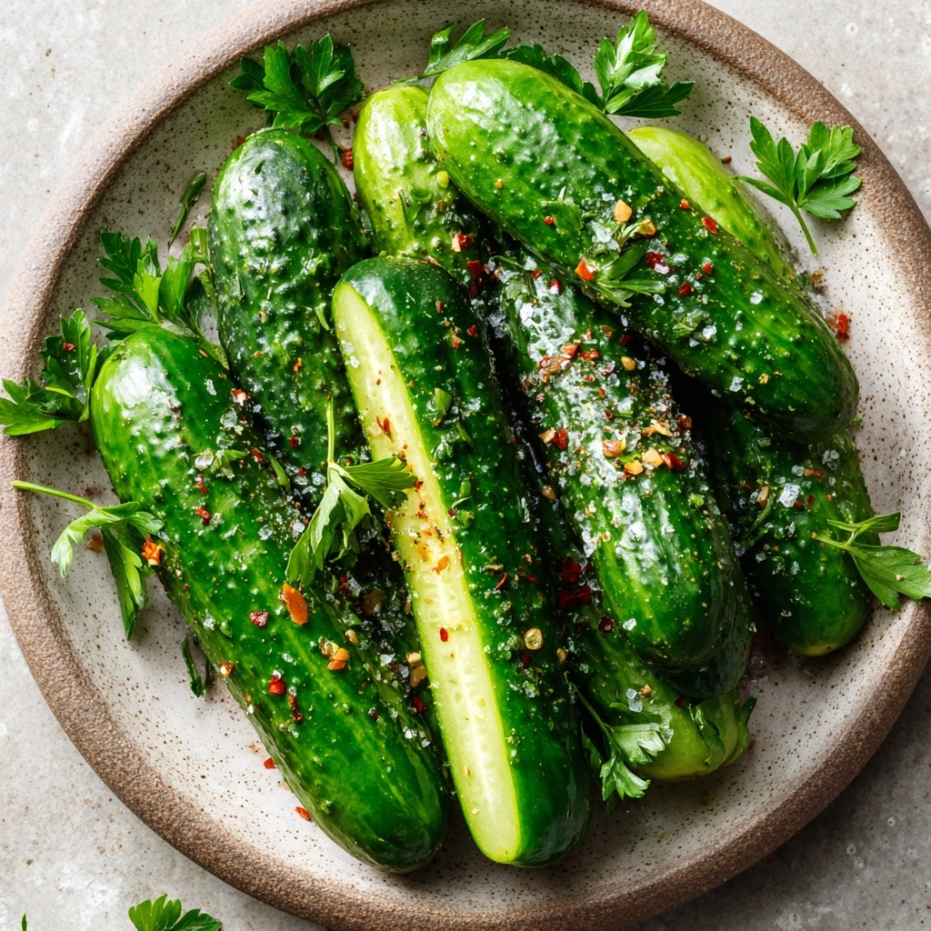 Sumac Cucumbers: A Refreshing and Zesty Side Dish Recipe - Recipe Image