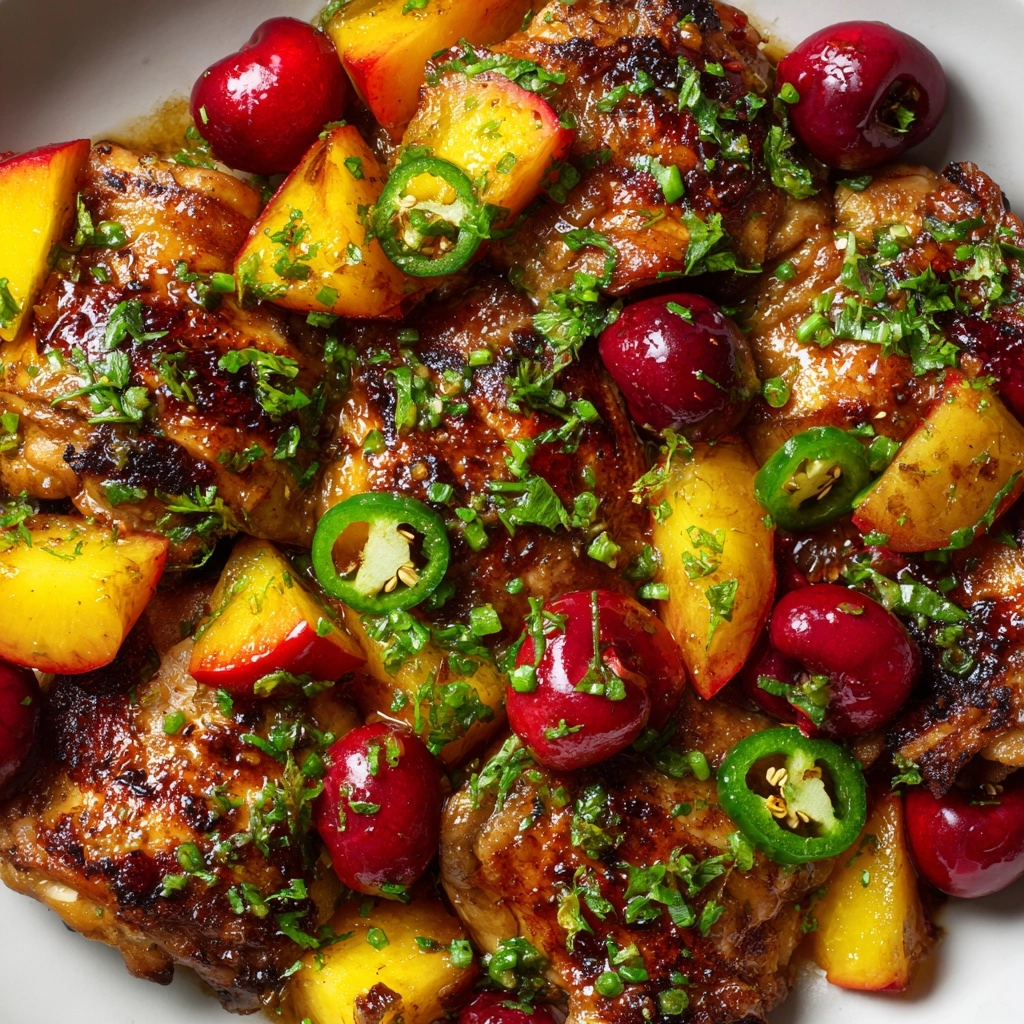 Jalapeño Peach Chicken: A Perfect Blend of Spicy and Sweet Recipe - Recipe Image
