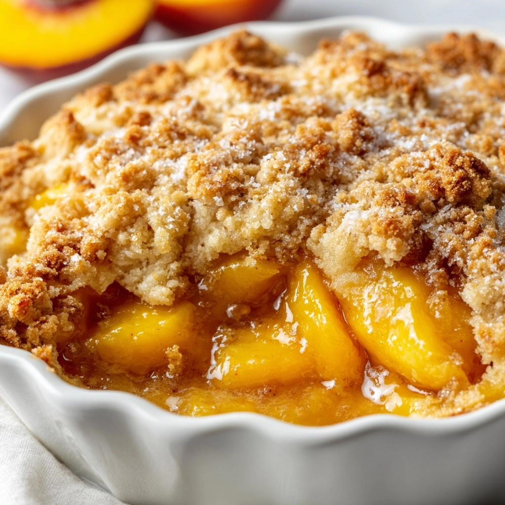Easy Peach Dump Cake Recipe - Recipe Image