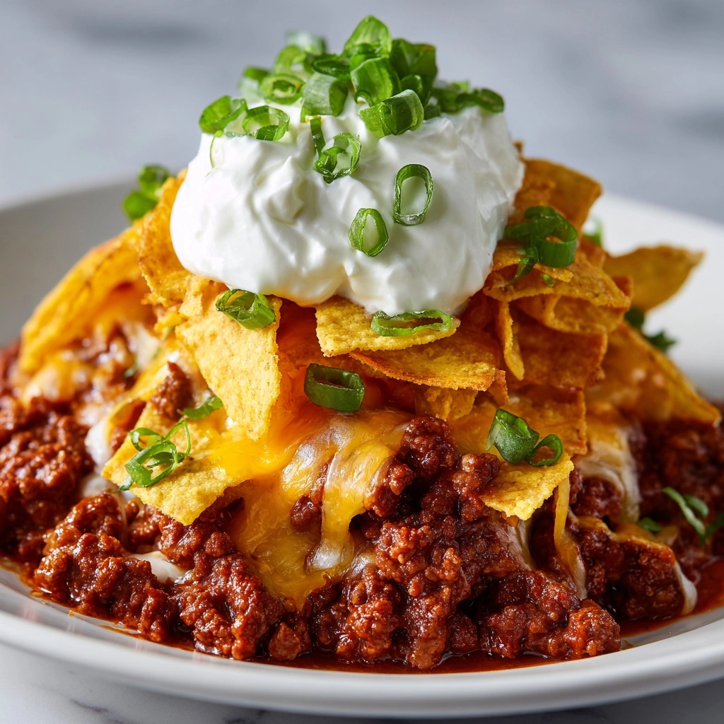 Easy Frito Pie Casserole Recipe - Recipe Image