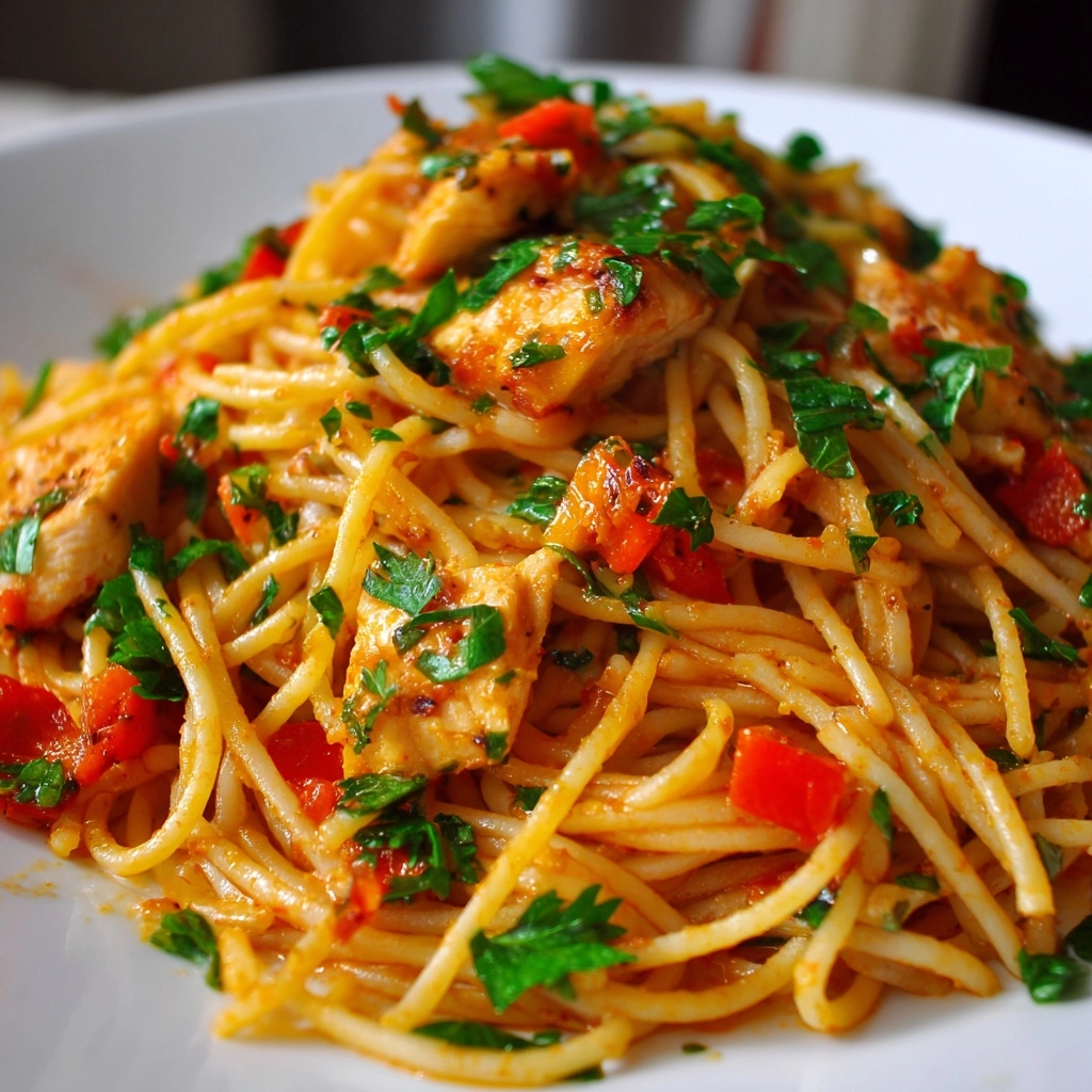 Chicken Spaghetti Recipe - Recipe Image