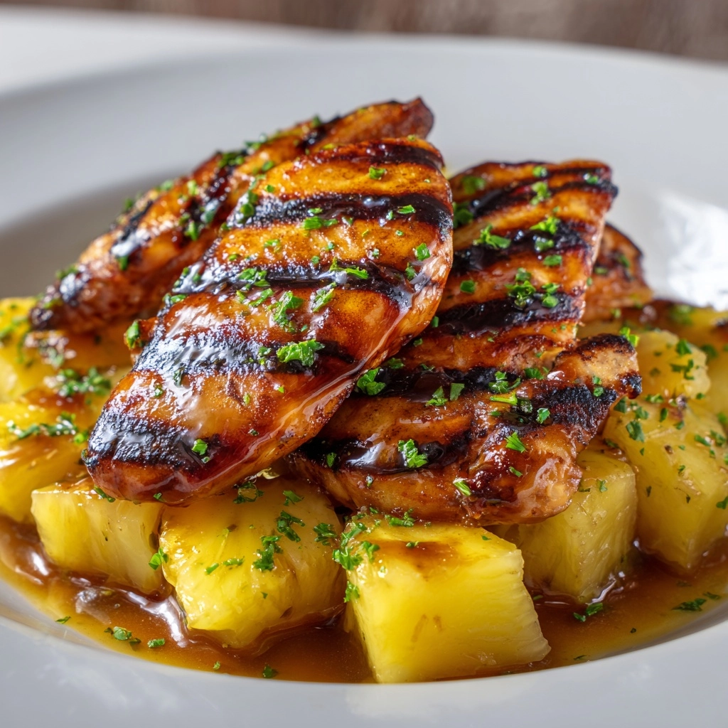 Spicy Pineapple Brown Sugar Chicken Recipe - Recipe Image