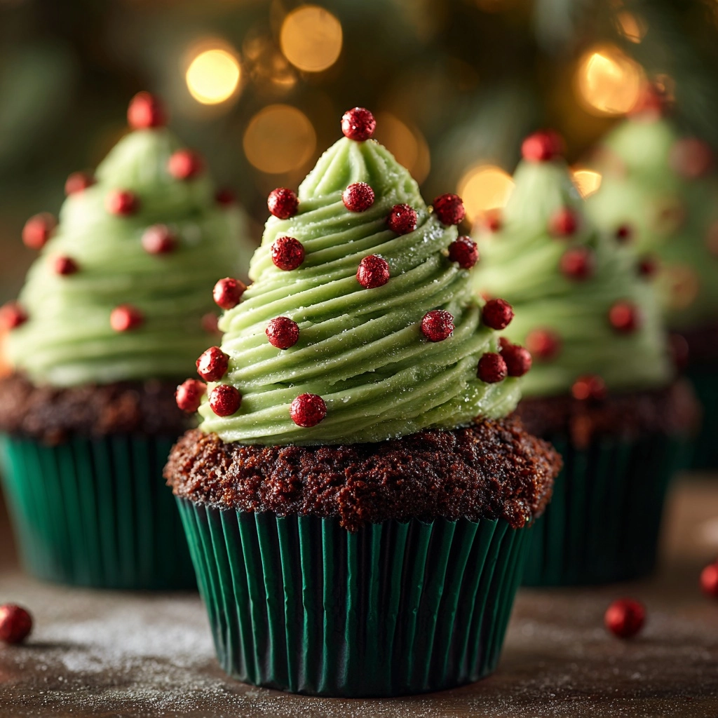 Green Velvet Cupcakes Recipe - Recipe Image