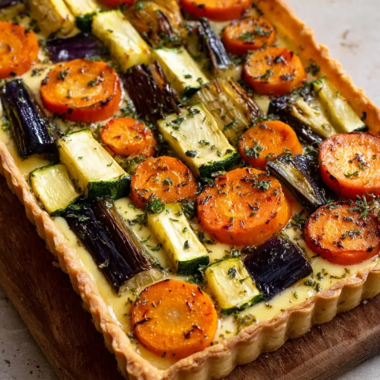 Roast Vegetable Tart Recipe