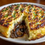 Shiitake Cottage Pie with Cauliflower Mash Recipe