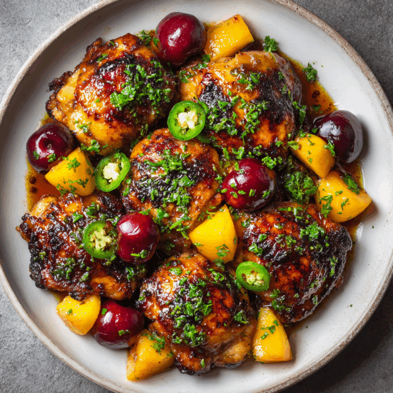 Jalapeño Peach Chicken: A Perfect Blend of Spicy and Sweet Recipe