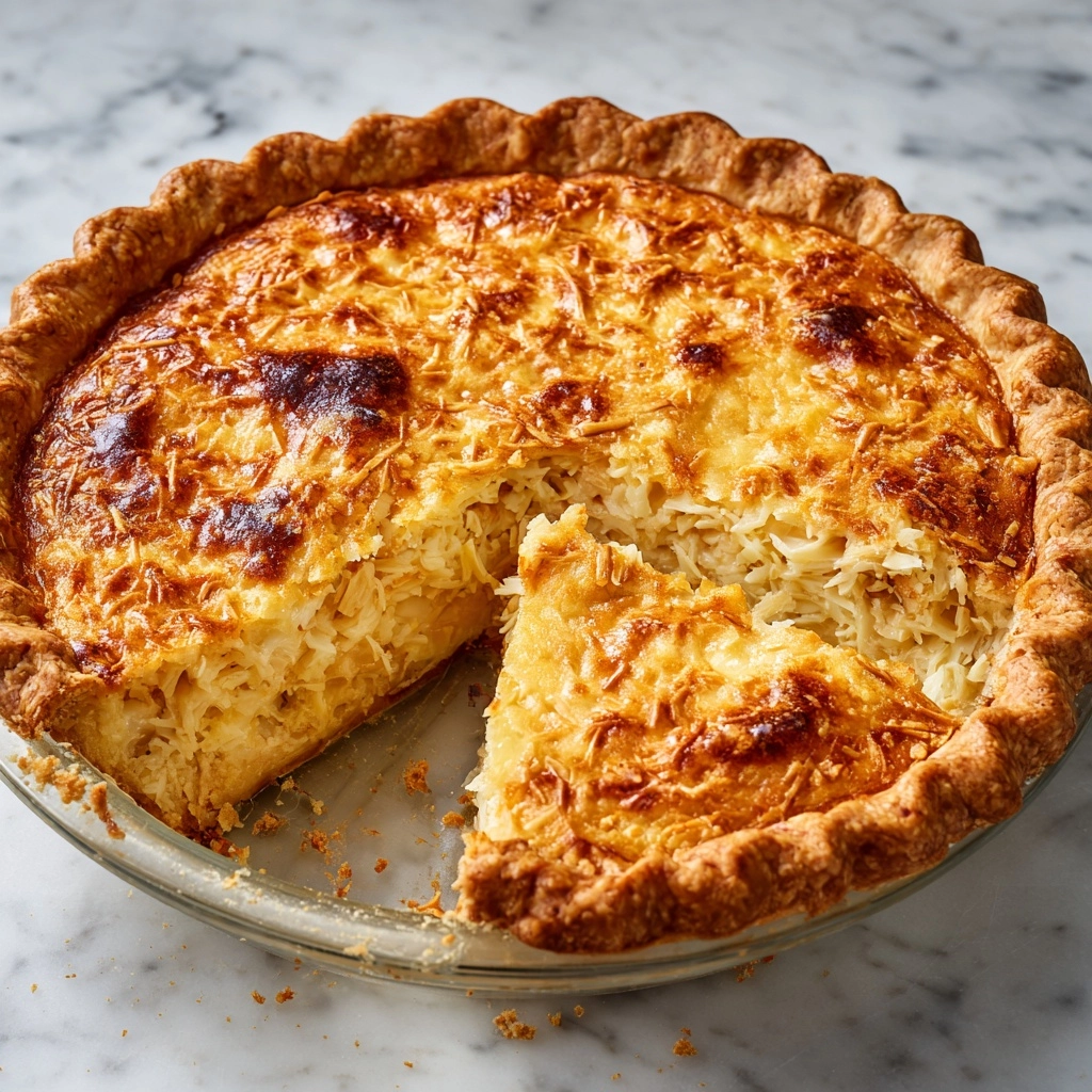 Baked Chicken Salad Pie Recipe - Recipe Image