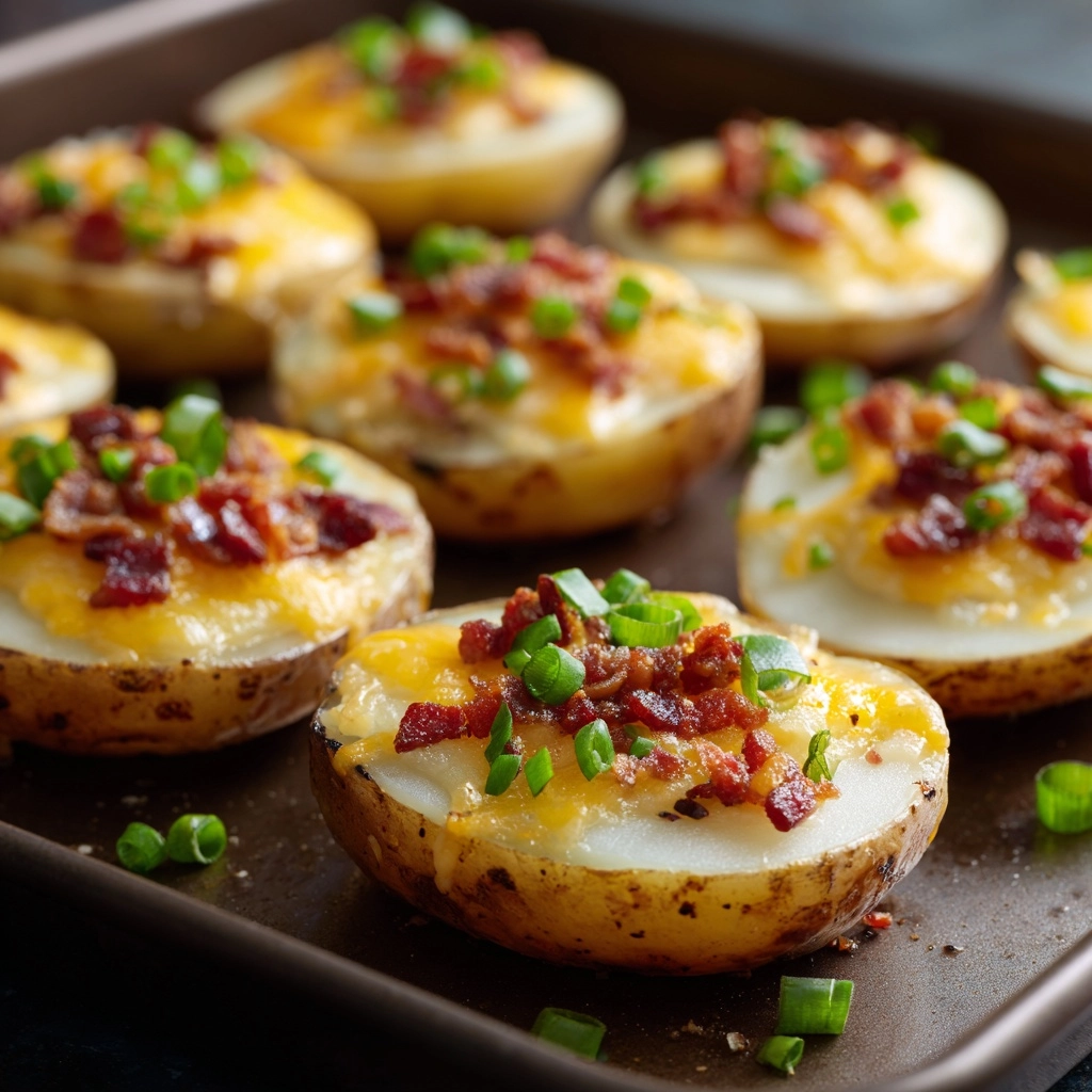 Baked Potato Rounds Recipe - Recipe Image