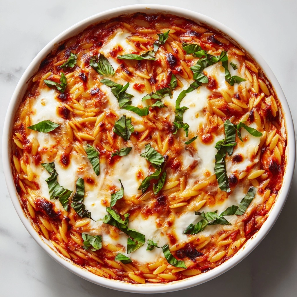 Baked Orzo Pasta Recipe - Recipe Image