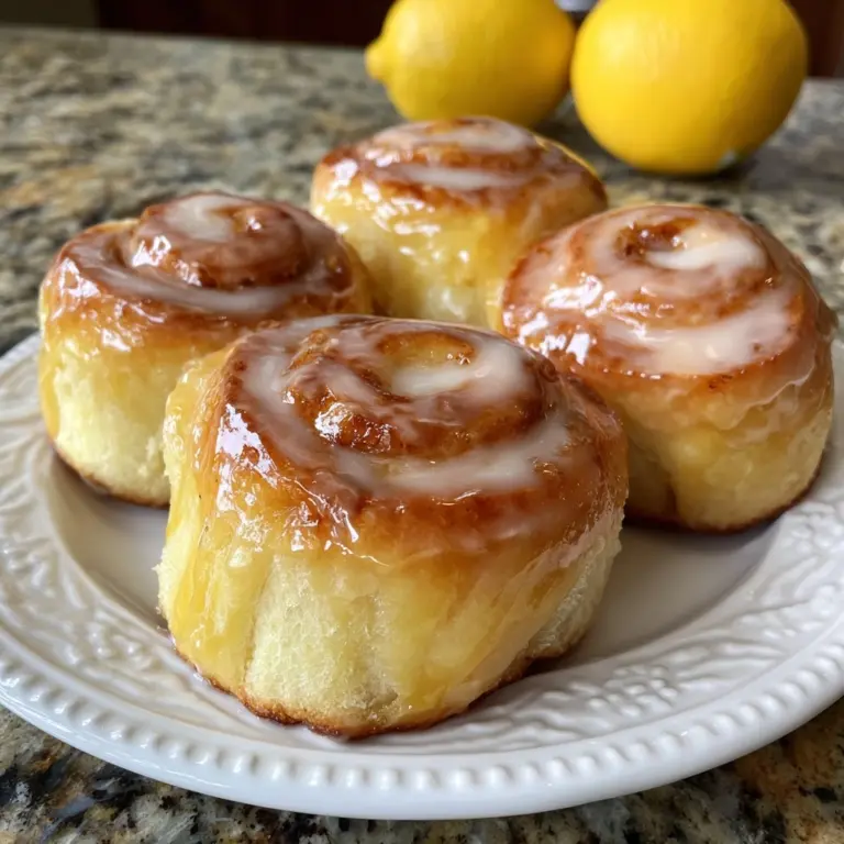 Lemon Curd Sweet Rolls Recipe