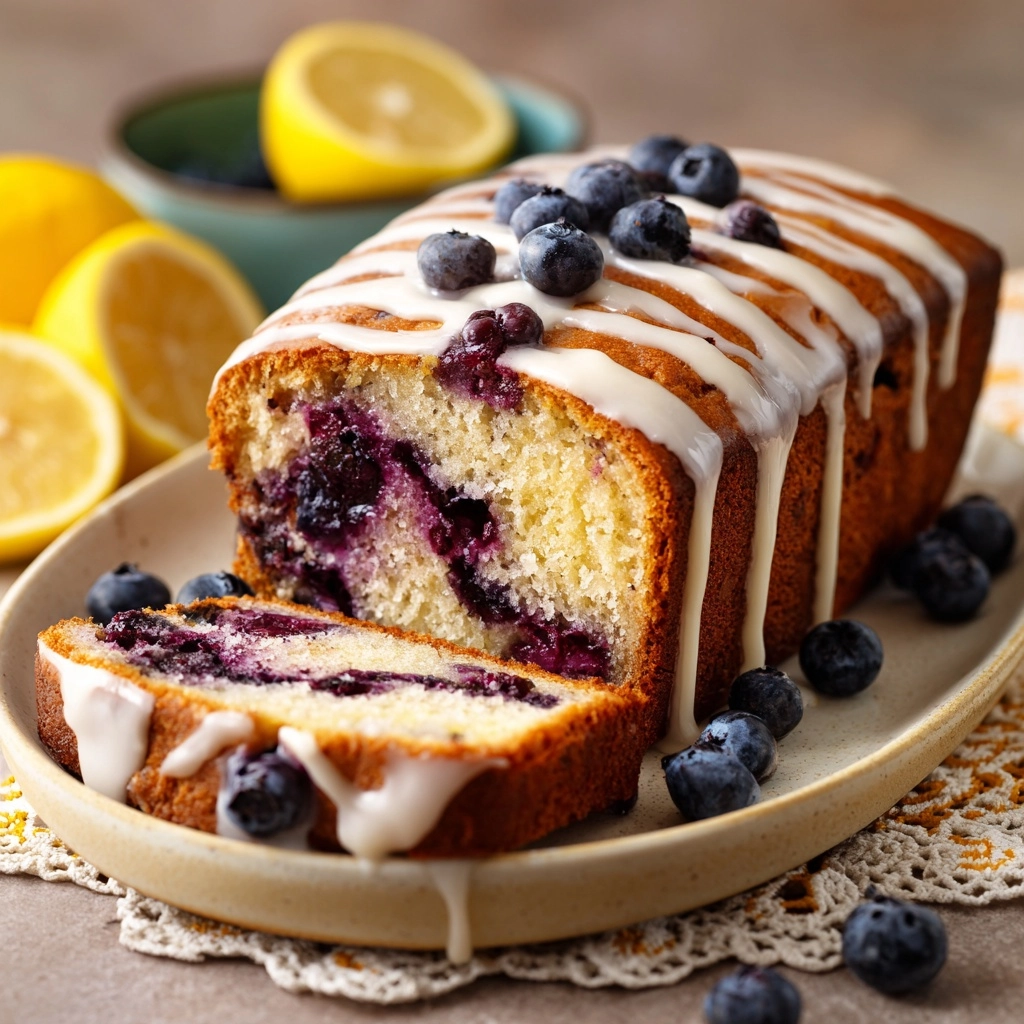 Lemon Blueberry Bread Recipe - Recipe Image
