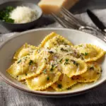 Ravioli With Pears & Cheese in Cacio e Pepe Sauce Recipe