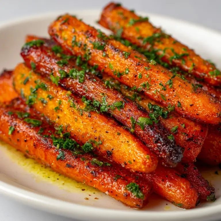 Roasted Parsley Carrots Recipe