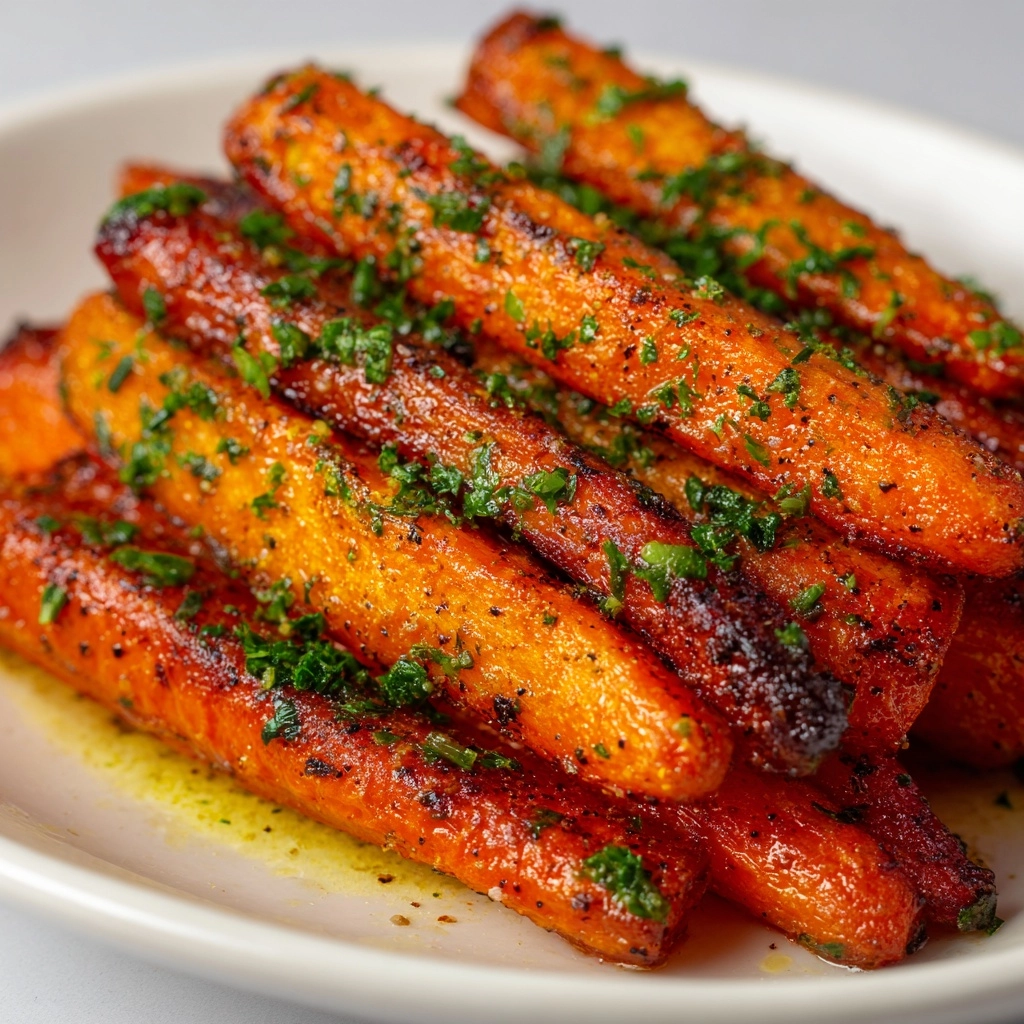 Roasted Parsley Carrots Recipe - Recipe Image