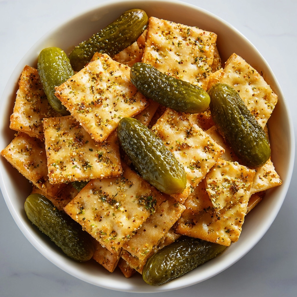 Dill Pickle Chex Mix Recipe - Recipe Image