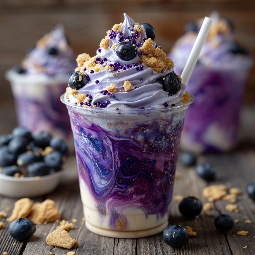 Blueberry Cheesecake Frappuccino Recipe - Recipe Image