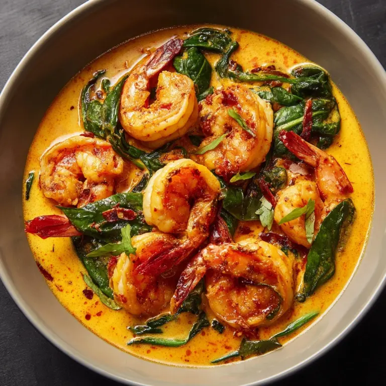 Thai Panang Curry with Prawns Recipe