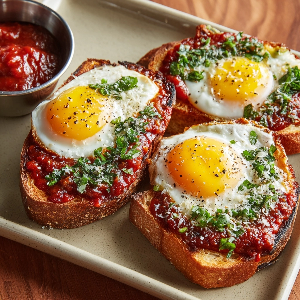Shakshouka Toast Recipe - Recipe Image