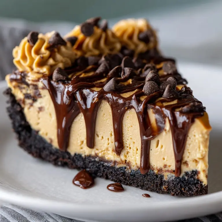 Chocolate Bottomed Peanut Butter Pie Recipe