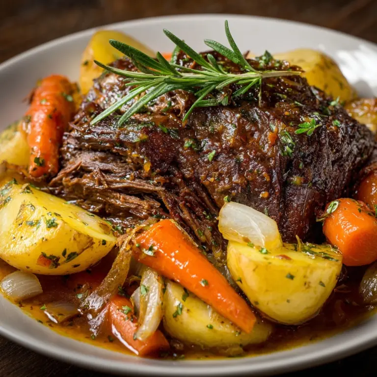 Classic Sunday Pot Roast Recipe