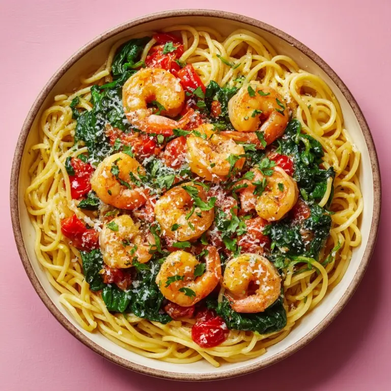 Tomato Spinach Shrimp Pasta: A Wonderful Ultimate Recipe