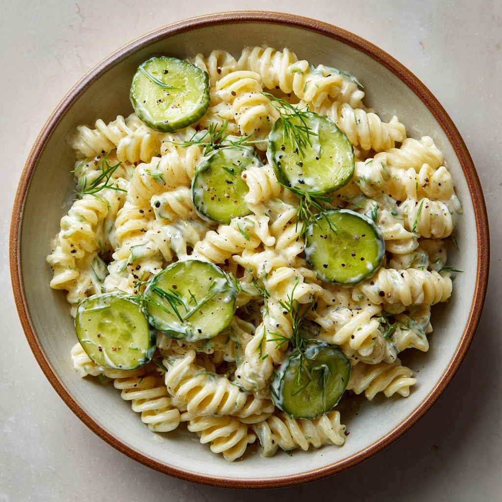 Dill Pickle Pasta Salad for a Tangy Twist Recipe - Recipe Image