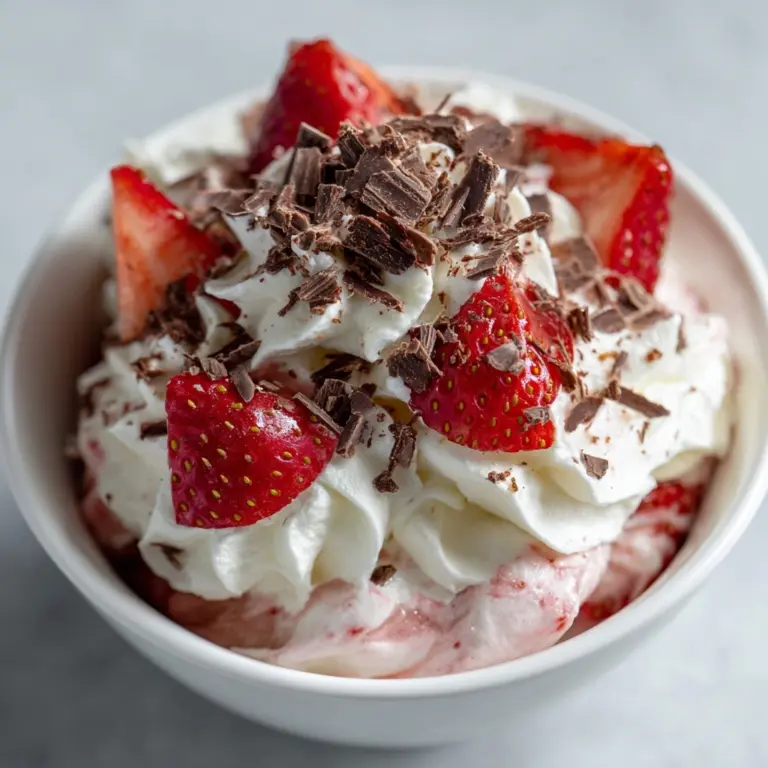 Creamy Strawberry Vanilla Delight Recipe