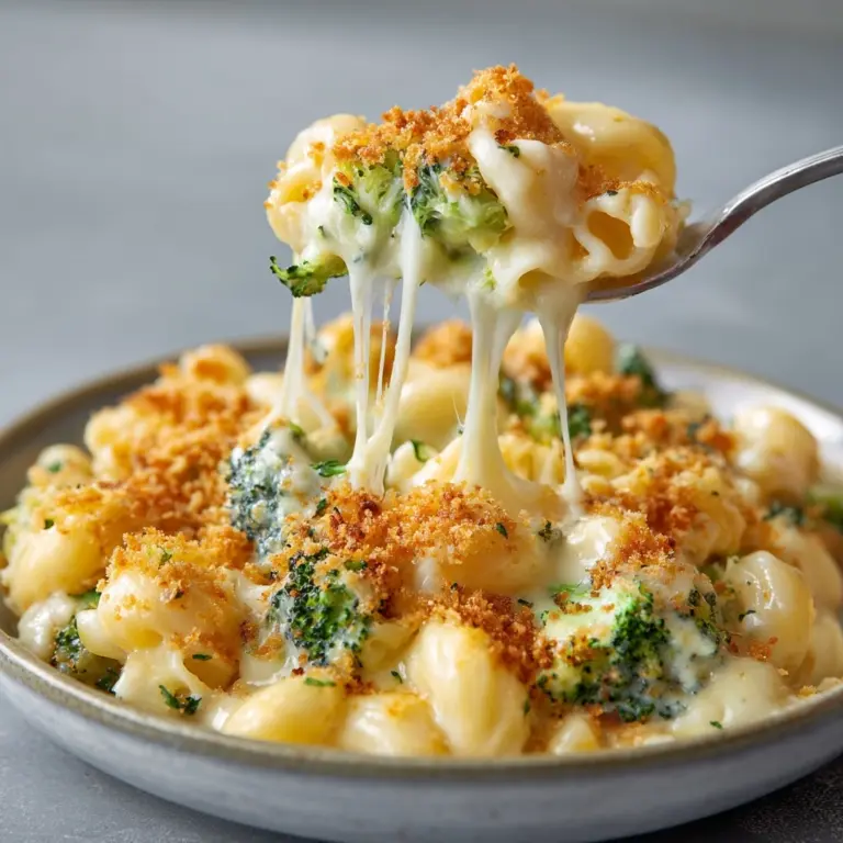 Creamy Broccoli Mac and Cheese Recipe