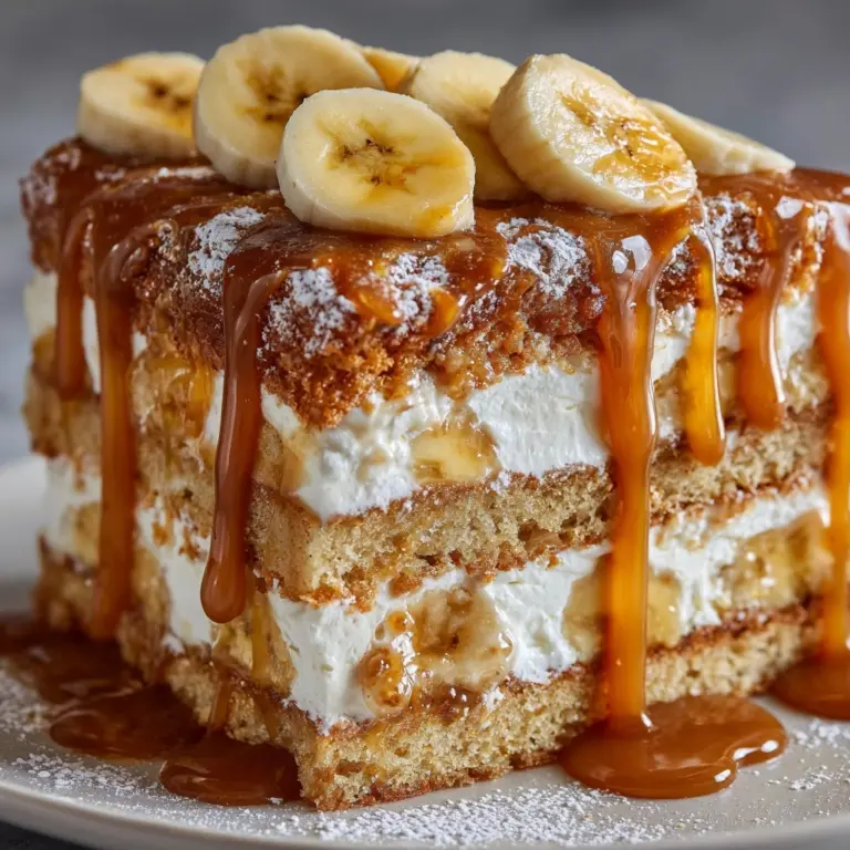 Banana Pudding Cheesecake Cake Recipe