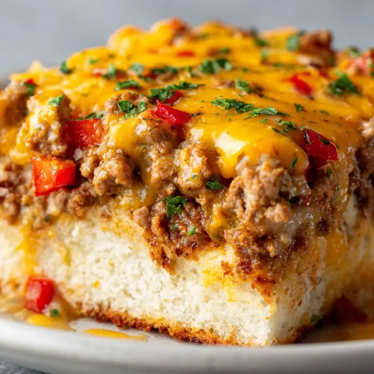 Cheesy Beef & Pepper Delight Recipe