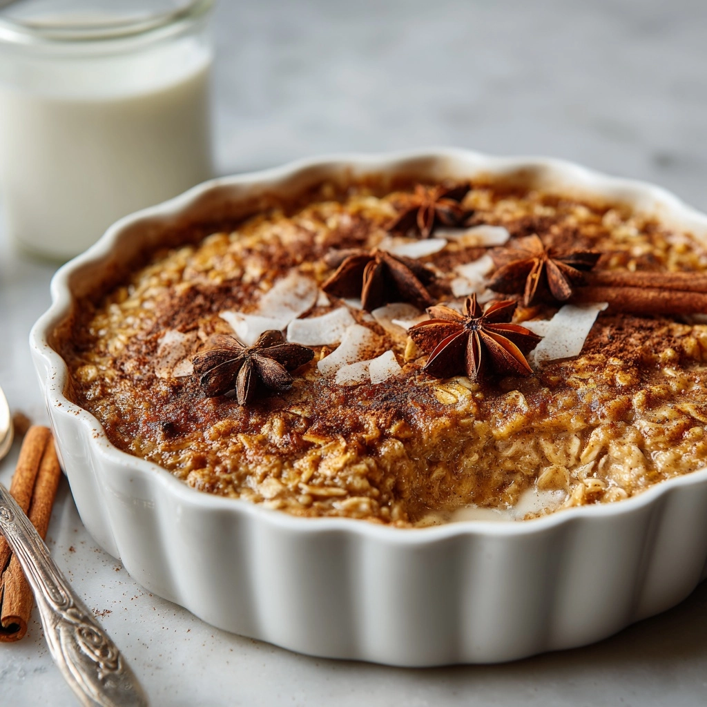 Vanilla Chai Baked Oatmeal Recipe - Recipe Image